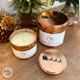 christmas designs - personalised soy wax candle