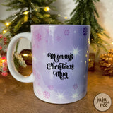 winter sparkles - personalised mug