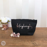 personalised accessory bag - navy