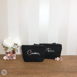 personalised accessory bag - cream