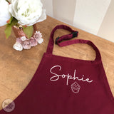 personalised children’s apron - slate grey