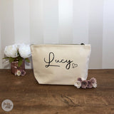 personalised accessory bag - navy