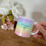 children’s rainbow mug - mummy's bestie (imperfect)