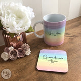 personalised tea or coffee coaster