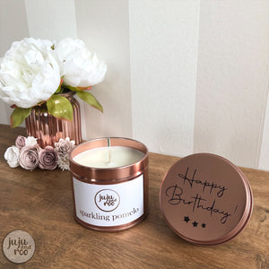 happy birthday! - soy wax candle