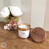 personalised initials - soy wax candle