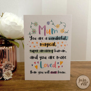 magical mum card