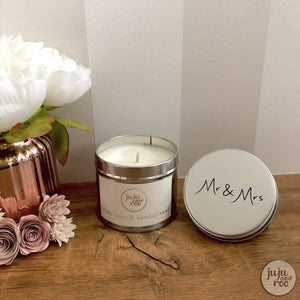 mr & mrs / mr & mr / mrs & mrs - soy wax candle