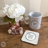 mug and coaster set