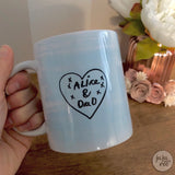 your handwriting / drawings - personalised mug