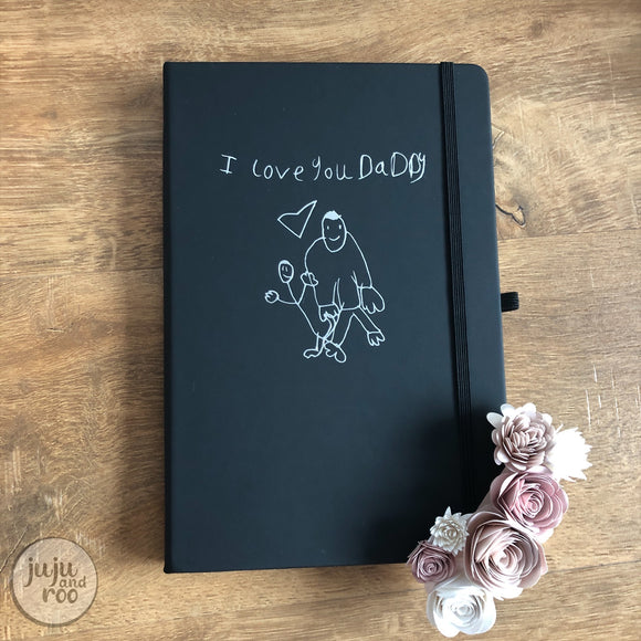 your handwriting - personalised notebook