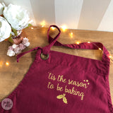 ‘tis the season to be baking - festive apron