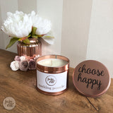 choose happy - soy wax candle