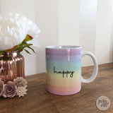 rainbow paint strokes - mug