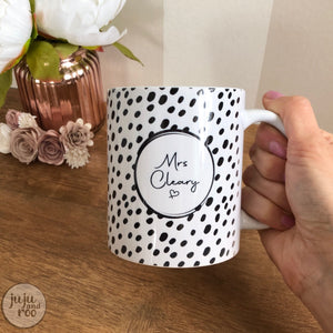 personalised teacher mug