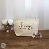 personalised accessory bag - black