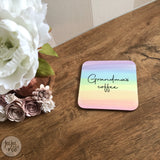 personalised tea or coffee coaster