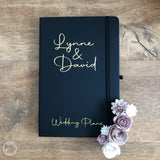 wedding plans - personalised notebook