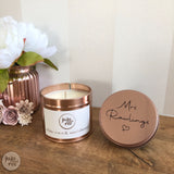 teacher name - soy wax candle