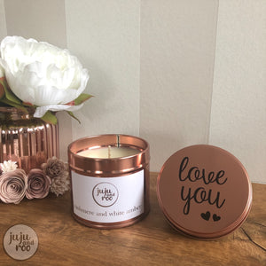 love you - soy wax candle