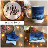 winter wonderland - christmas mug and coaster set